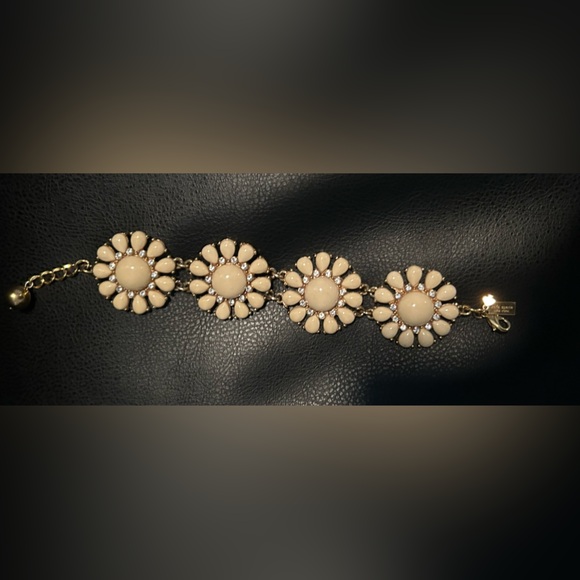 KATE SPADE GLOSSY GARDEN BRACELET WITH RHINESTONES - Picture 2 of 10